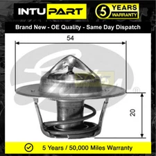 Fits Peugeot Citroen + Other Models IntuPart Thermostat Coolant #1