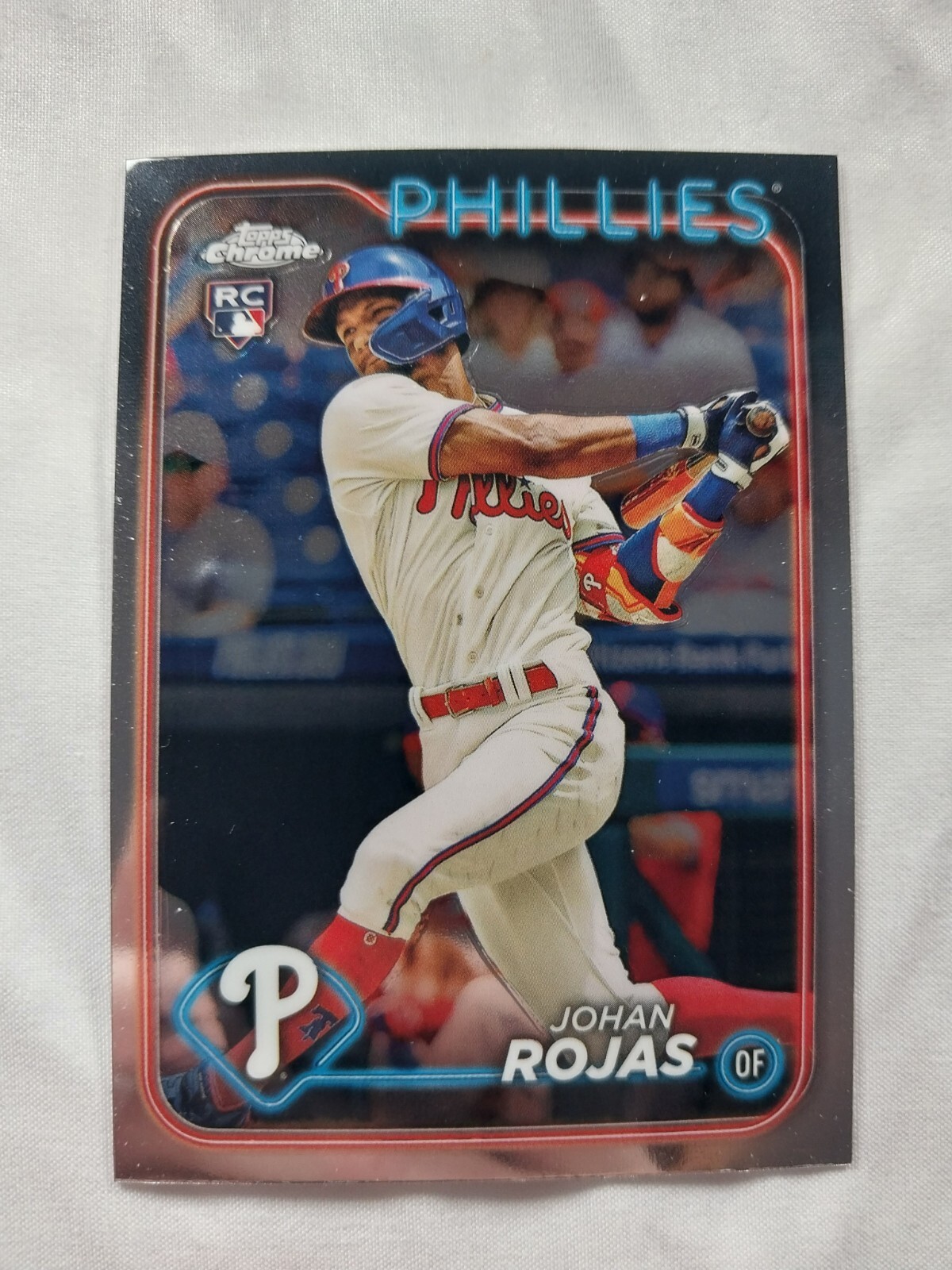 2024 Topps Chrome Johan Rojas RC Philadelphia Phillies #273