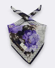 Vintage Pierre Balmain Handkerchief Neckerchief Bandana Pocket Square Gift