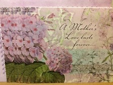 LEGACY SYMPATHY GREETING CARDS New w/envelopes LOT 4 "A Mother's Love lasts..."