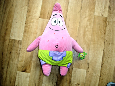 Orig. USA Spongebob Patrick Figur Plüschfigur Stofftier MEGA VINTAG NEU 60cm RAR