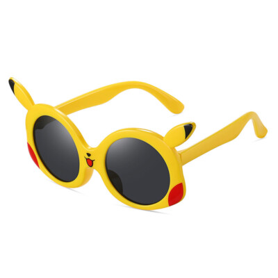 Pokémon Pikachu Kinder Cartoon polarisierte Sonnenbrille UV-Schutz Mode niedlich