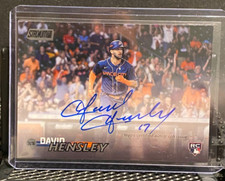 David Hensley 2023 Topps Stadium Club Black Foil Rookie Auto #17/25 - Astros
