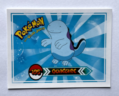 indigo league pokemon cards 2024 2 Infinity Sticker #044 QUAGSIRE Johto Peru Edition Pokemon Indigo League