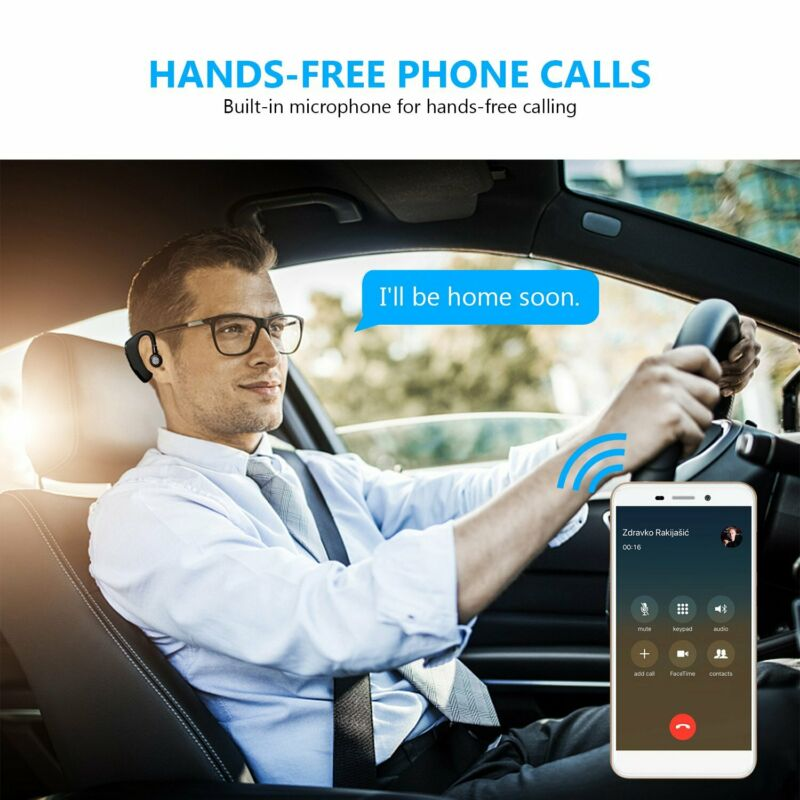 Wireless Bluetooth Headset Earbud Hands Free Earpiece for iPhone