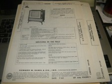 SYLVANIA TELEVISION RECEIVER - 53 MODELS SAMS PHOTOFACT 646-3