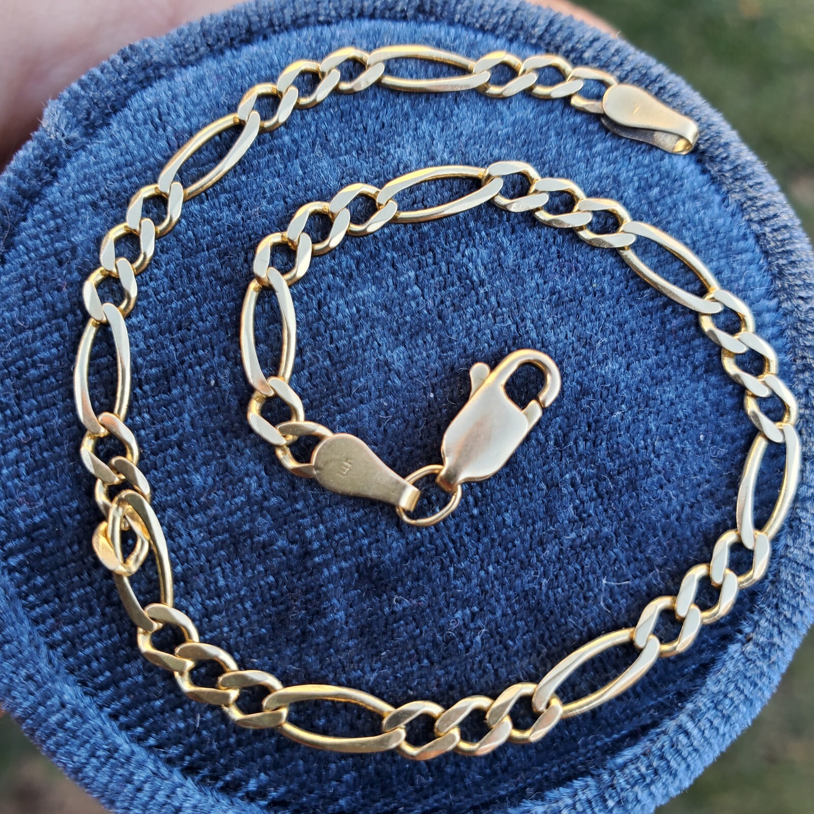 14K MICHAEL ANTHONY SOLID YELLOW GOLD FIGARO CHAI… - image 24