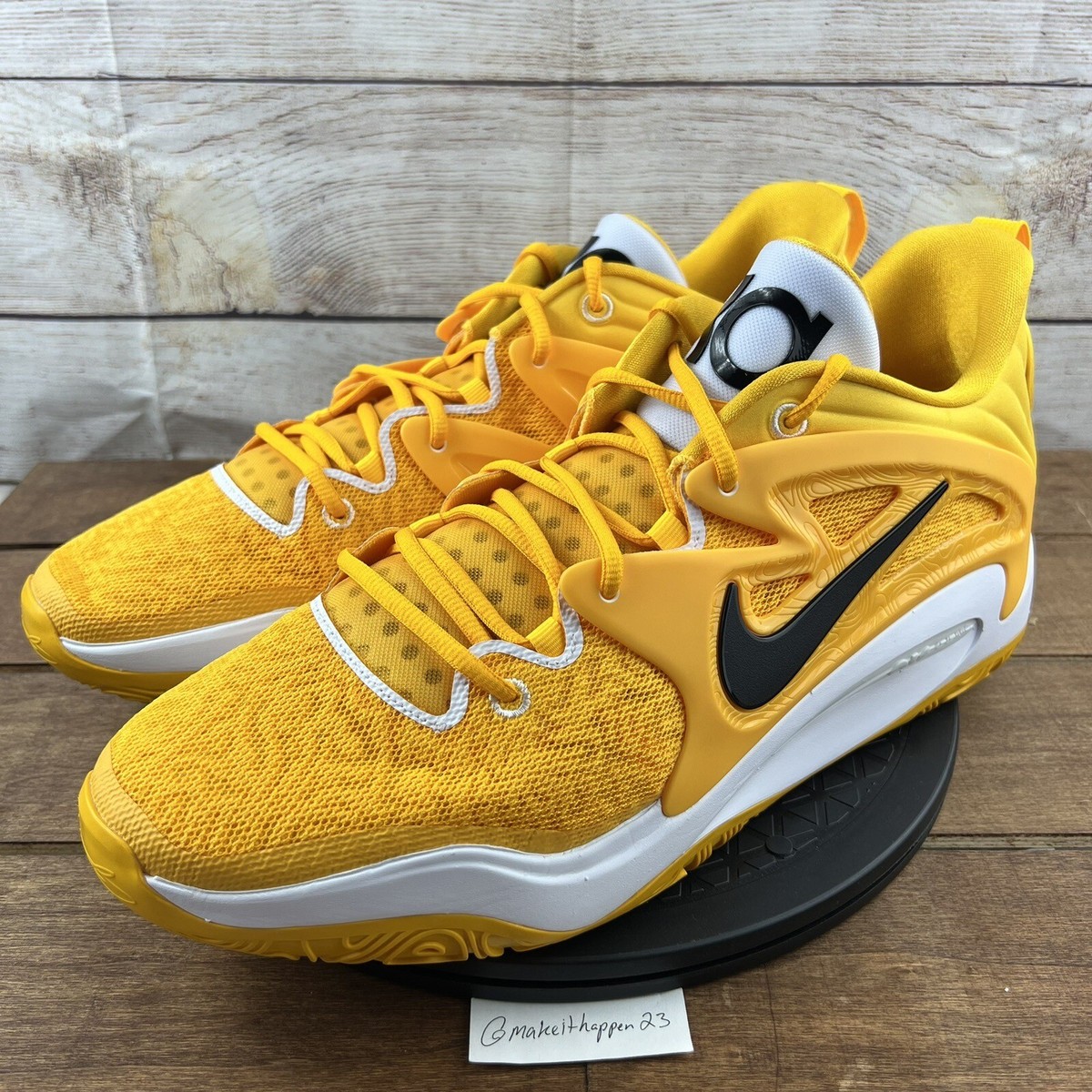 Nike KD 15 TB Promo University Gold Yellow DX6648-701 Men Size 17