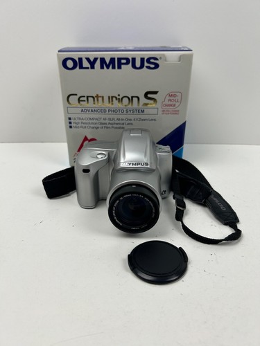Olympus Centurion S ultrakompakte APS-Filmkamera AF-SLR MRC 25-100 mm Zoom verpackt