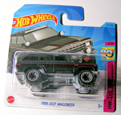 Hot Wheels - 1988 Jeep Wagoneer - Schwarz - HW: The '80s 2023 - HKJ63