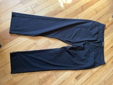 Mens Member's Mark Benton Performance Slim Fit Black Pant 40X32