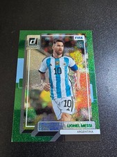 2022-23 Panini donruss soccer-Lionel Messi -green prizm
