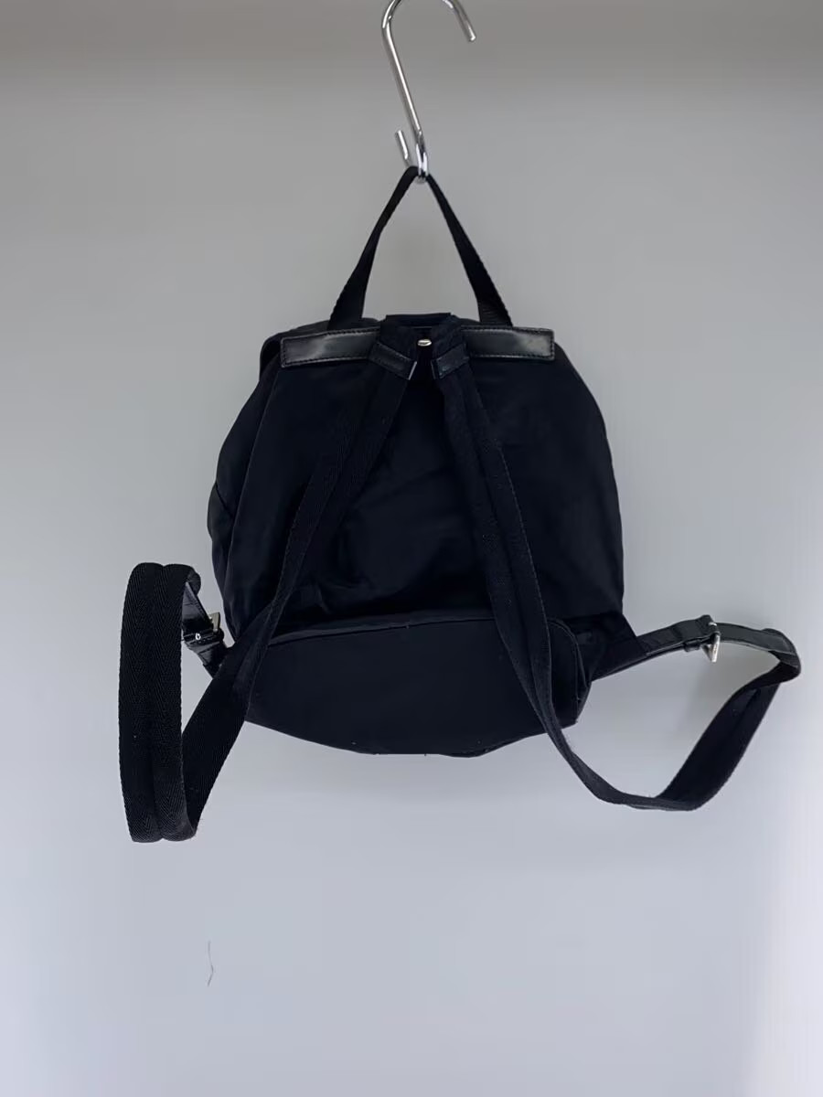 PRADA Backpack Nylon BLK Solid 1BZ811 - image 3