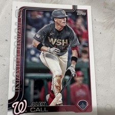 Topps MLB & NCAA Trading Cards Lot Alex Call, Driscoll, Dybantsa #641 #404 #11.3