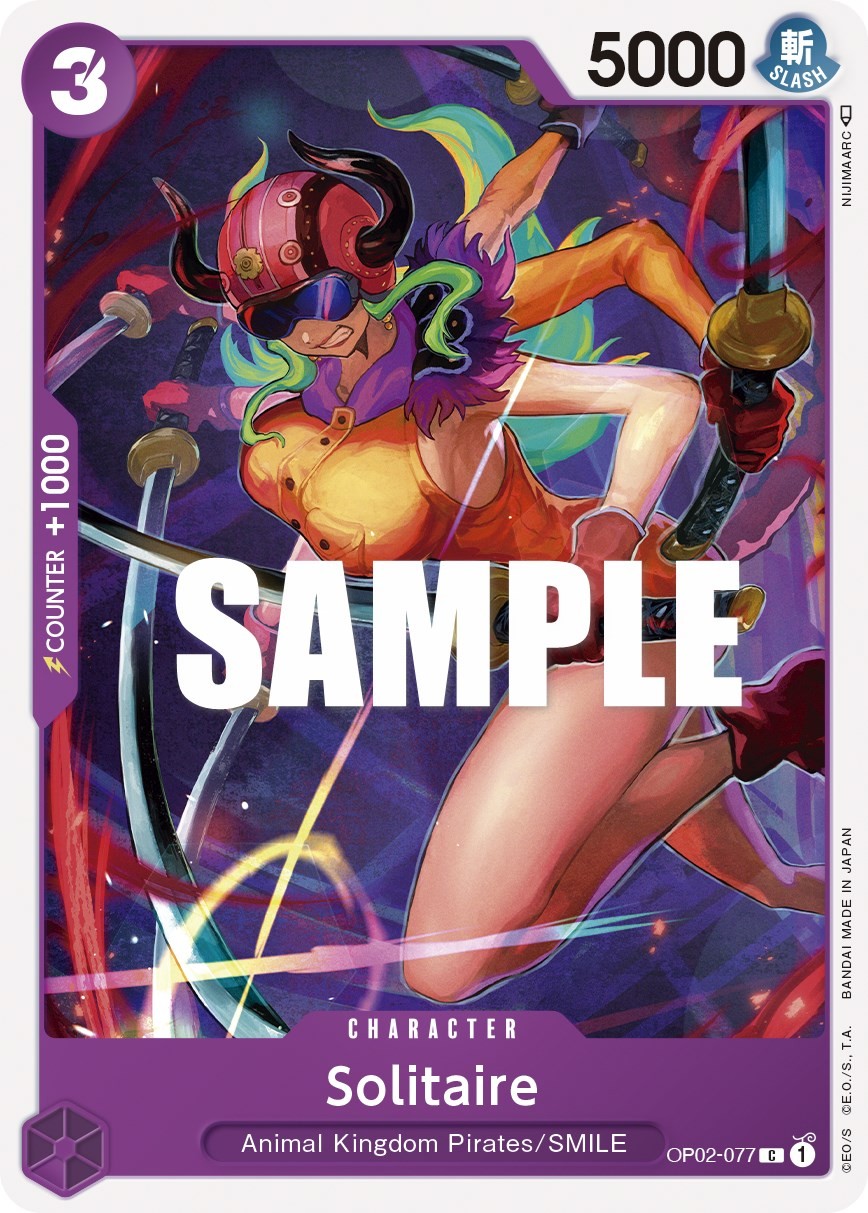 Solitaire - OP02-077 Paramount War NM