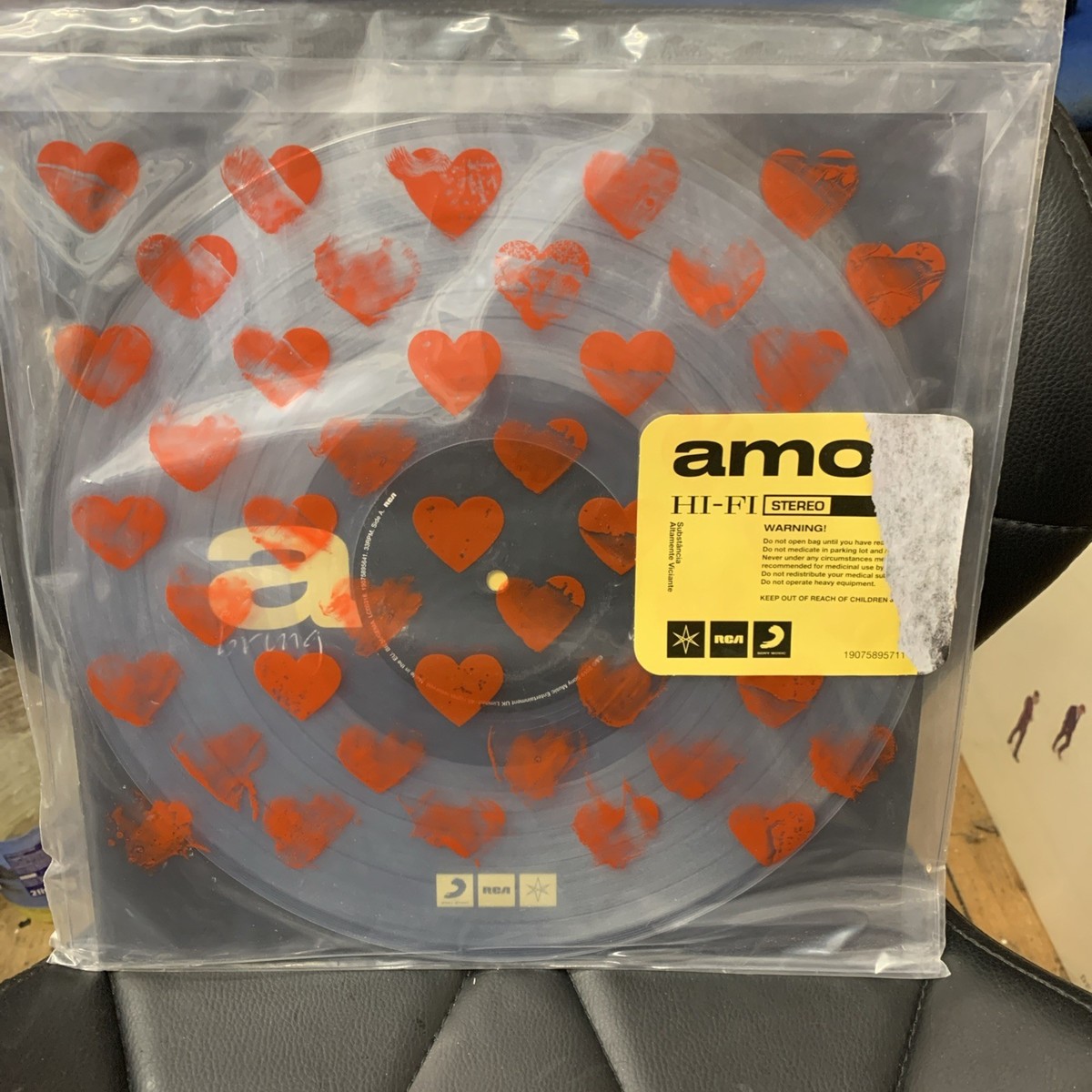 Bring Me The Horizon foil print 新品 AMO Bring Me The Horizon Amo Limited Edition Clear Vinyl LP