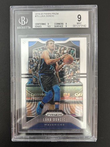Lakers Basketball Cards 2019 Panini Prizm Luka Doncic #75 PSA 10