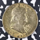 1950-D U.S. 50 Cents Franklin Half Dollar Lot#HZ153 Silver!