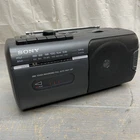Vintage Sony CFM-10 AM/FM Radio & Cassette Player Recorder Boombox Retro Works