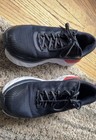 HOKA ONE ONE Bondi 7 Black/Red/White Low Top Lace-Up Solid Men's Sneaker — photo 3