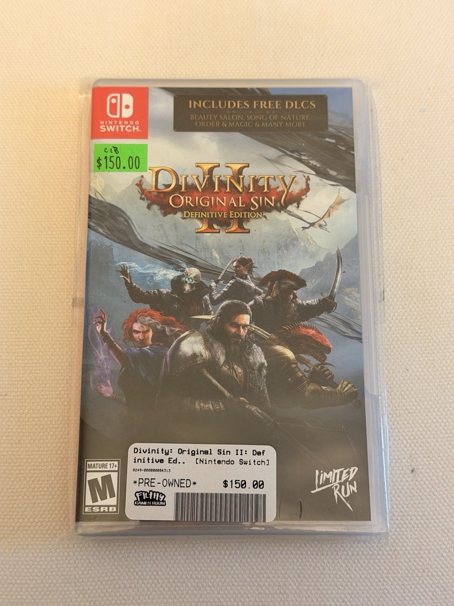 Divinity: Original Sin 2 - Definitive Edition (2019, Switch