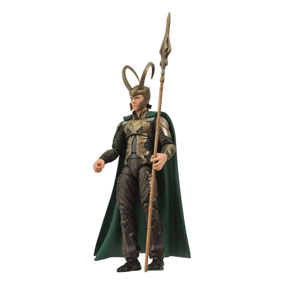 Marvel Action Figure Loki 18 cm Diamond Select - Immagine 4 di 4