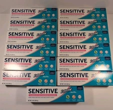 13 Pkg New In Box Natural White Sensitive Extreme Whitening Toothpaste, 3.4 oz 