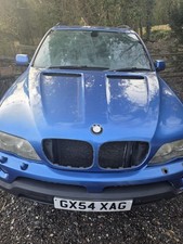 BMW X5 2004 4.4i E53 Estoril Blue Metallic Bonnet Panel