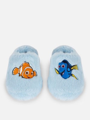 Disney's Finding Nemo Pantolette Hausschuhe blau UK Größe 3/4 5/6 & 7/8 Primark
