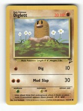 1995 diglett pokemon card value (76/275) Chilling Reign LP REVERSE HOLO Diglett 1995 First Edition 47/102