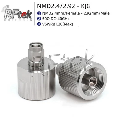 NMD 2,4 mm Buchse auf 2,92 mm Stecker Vektor Netzwerk Analyzer Adapter VNA Stecker - Bild 1 von 4