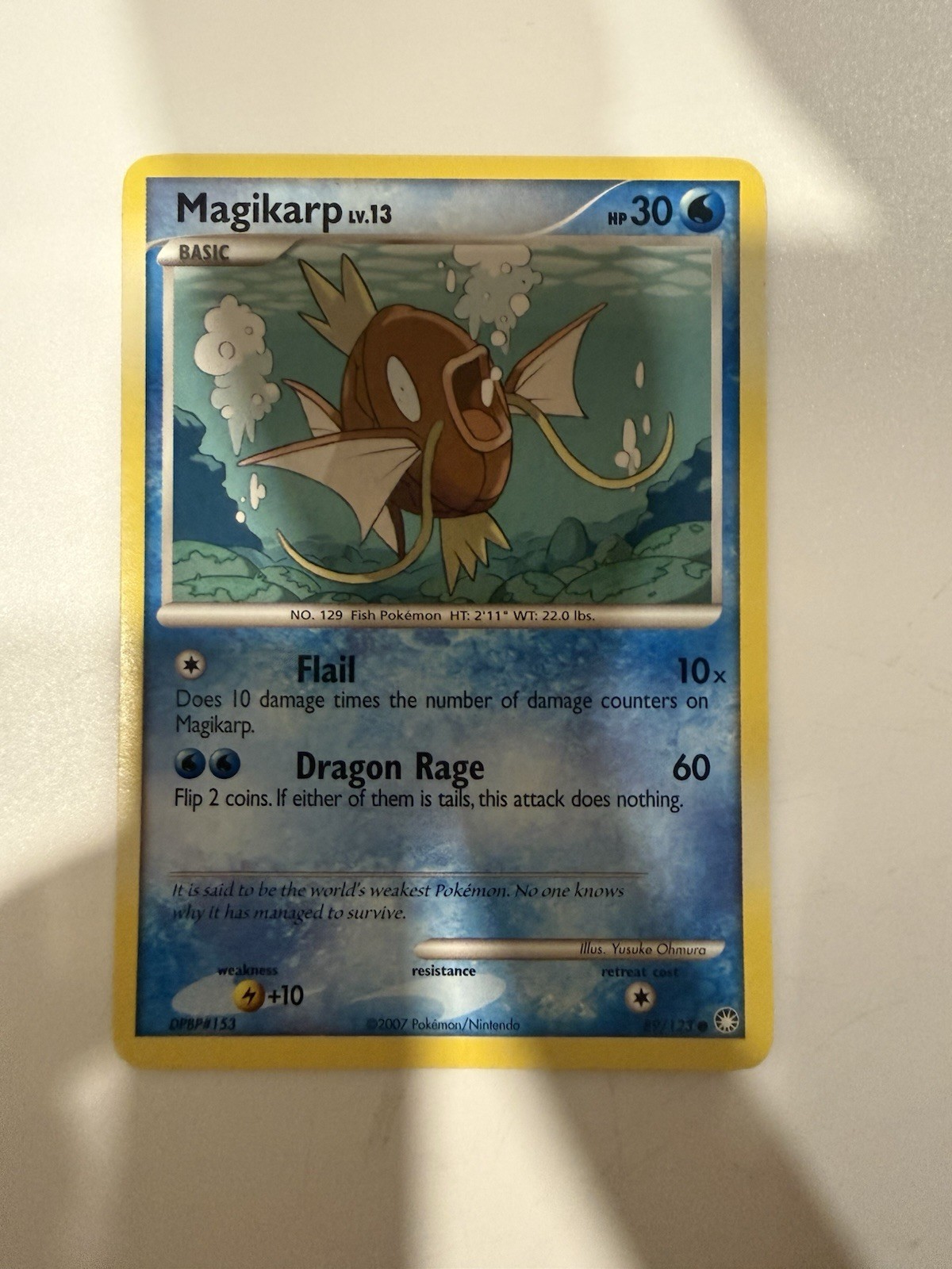 Magikarp 89/123 Mysterious Treasures Regular