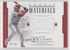 2018 Panini National Treasures Rookie Materials Jumbo 88/99 Nick Williams 1k5