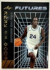 2024 Leaf Futures Gold Foil 153/249 Arthur Kaluma #9 South Bay Lakers