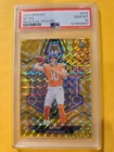 2024 Panini Mosaic - Rookies Bo Nix #312 Reactive Yellow Mosaic Prizm (RC)