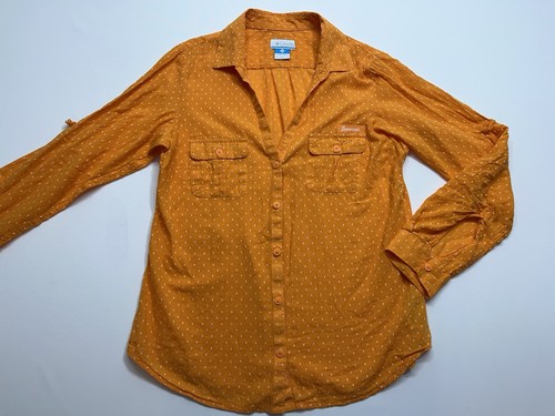 Columbia PFG Tennessee Vols Shirt Damen Größe Medium Orange Strukturiert Langarm - Bild 1 von 13