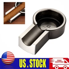 Galiner Metal Cigar Ashtray With 1 Cigarette Holder Novelty Ash Tray Portable