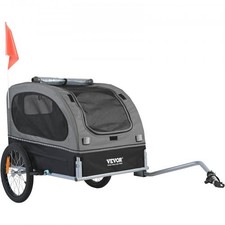 HOT/ Dog Bike Trailer,Supports up to 88 lbs,Pet Cart Bicycle Carrier,Easy Foldi