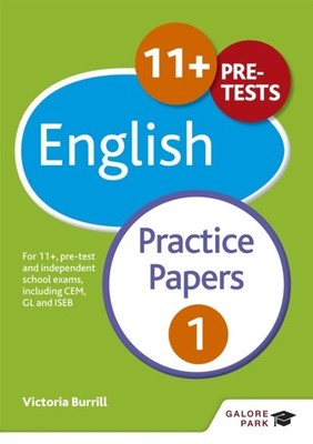 11+ ENGLISH PRACTICE PAPERS 1 by Victoria Burrill Paperback Self Help Business