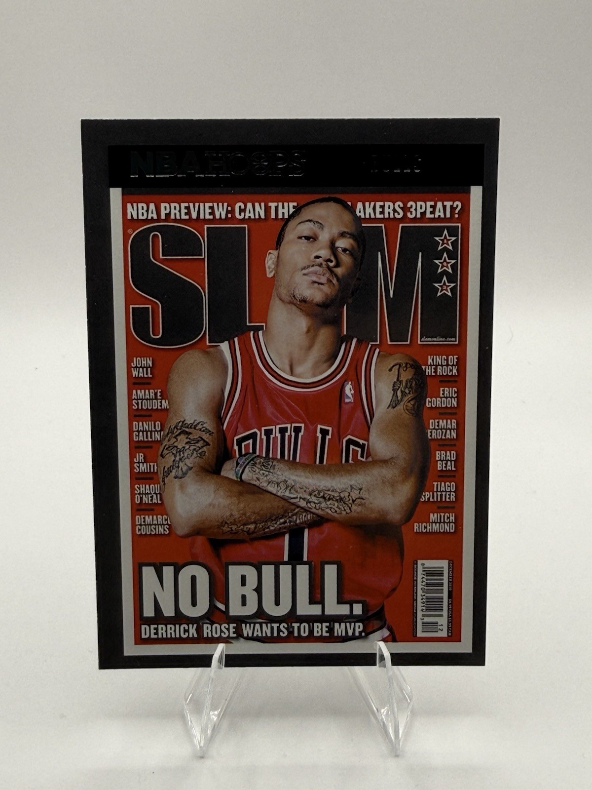 Panini NBA Hoops Derrick Rose SLAM #143 Chicago Bulls Basketball  2021-22 B1