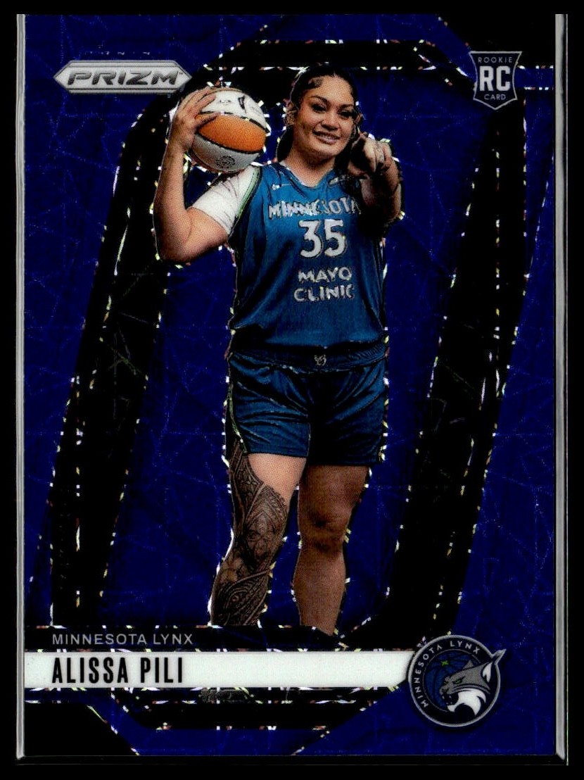 2024 Panini Prizm WNBA 150 Alissa Pili Minnesota Lynx RC Blue Velocity