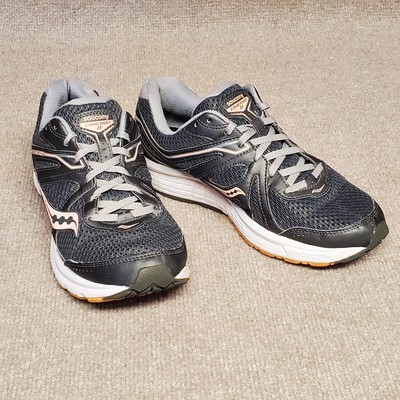 Saucony Cohesion 11 Gray Pink Running Tennis Gym Shoes Sz 10