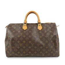 Louis Vuitton Monogram Speedy 40 Hand Bag Boston Bag Brown M41522 Auth Used F/S