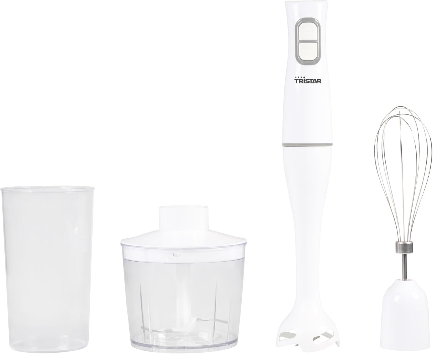 Set Minipimer 350W Economico e Potente: Asta Lunga e Tritatutto Incluso