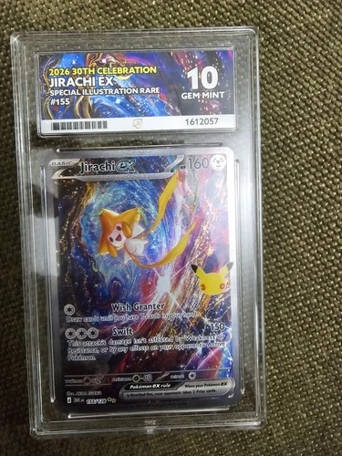 Pokémon TCG 30th Anniversary Jirachi ex SIR ACE 10