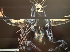 Malakai Black AEW Signed 8x10 In Ring Photo Aleister Black