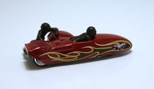 HOT WHEELS DIE CAST  SIDE CAR RACING MOTORCYCLE WITH DRIVER AND RIDER RARE ITEM