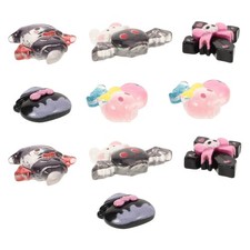 10 Pcs Basteldekorationsstücke Halloween-kunstharz-bastelarbeiten Charms
