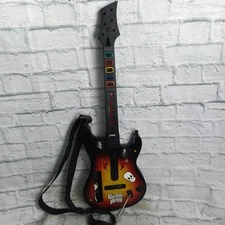 Nintendo Wii Guitar Hero Red Octane 95455.805 Wireless Sunburst Controller