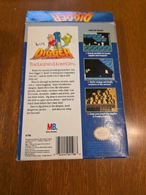 Digger T. Rock: La Leggenda della Citt&agrave; Perduta NES Nintendo Completo CIB
